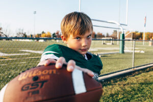 Kingswood Jr Knights Football, Kingswood Regional Highschool, Wolfeboro, NH. Youth football photographer, Leatherhead Sports Media.