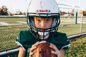 Kingswood Jr Knights Football, Kingswood Regional Highschool, Wolfeboro, NH. Youth football photographer, Leatherhead Sports Media.