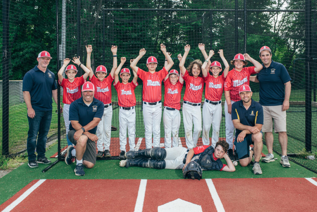 Babe Ruth little league player photos by Leatherhead Sports Media! Andover Marlins 2024.