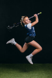 NH LAX Media Day with Team Leatherhead. Lacrosse action shot.